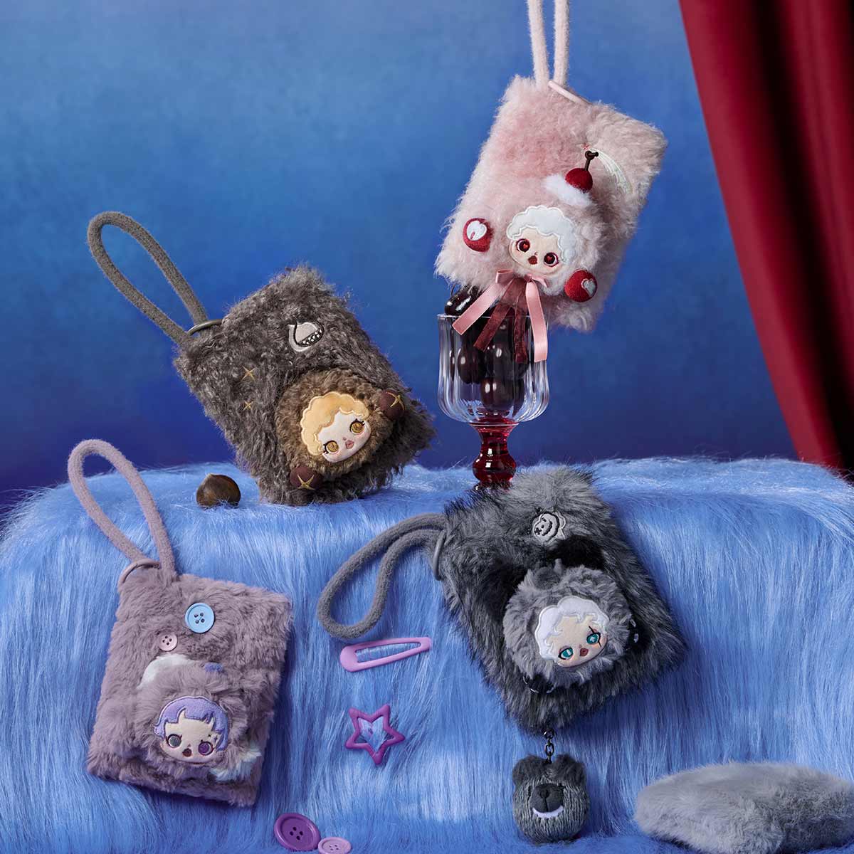 SKULLPANDA You Found Me POP MART Series Plush Mini Bag