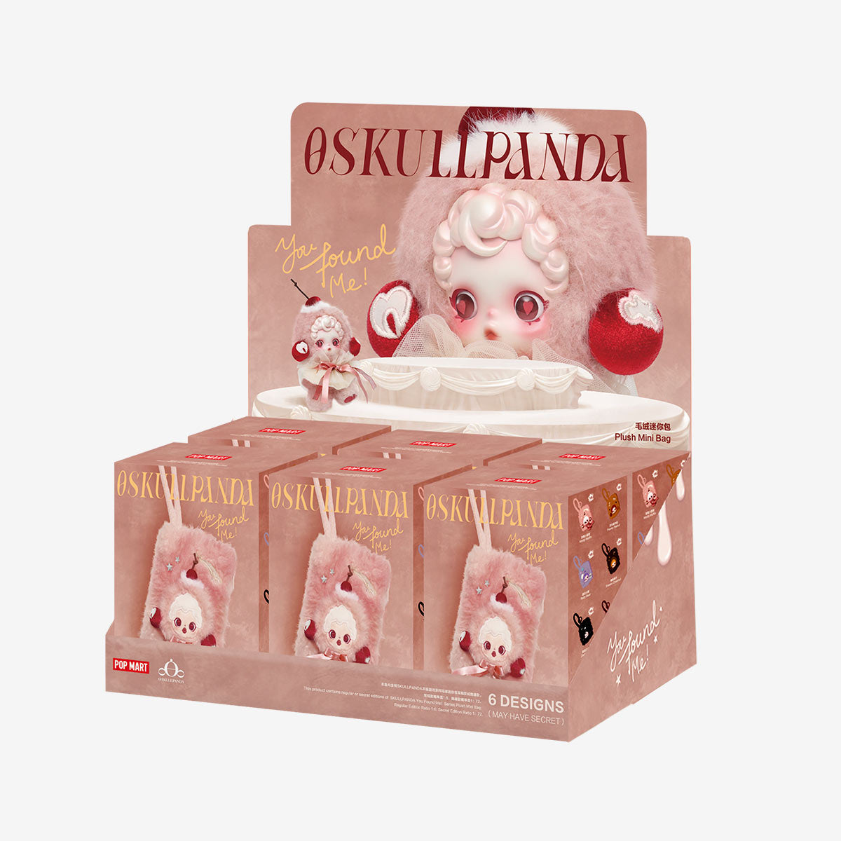 SKULLPANDA You Found Me POP MART Series Plush Mini Bag