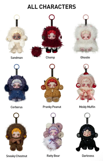SKULLPANDA You Found Me Pop Mart Series Plush Doll Pendant Halloween Edition