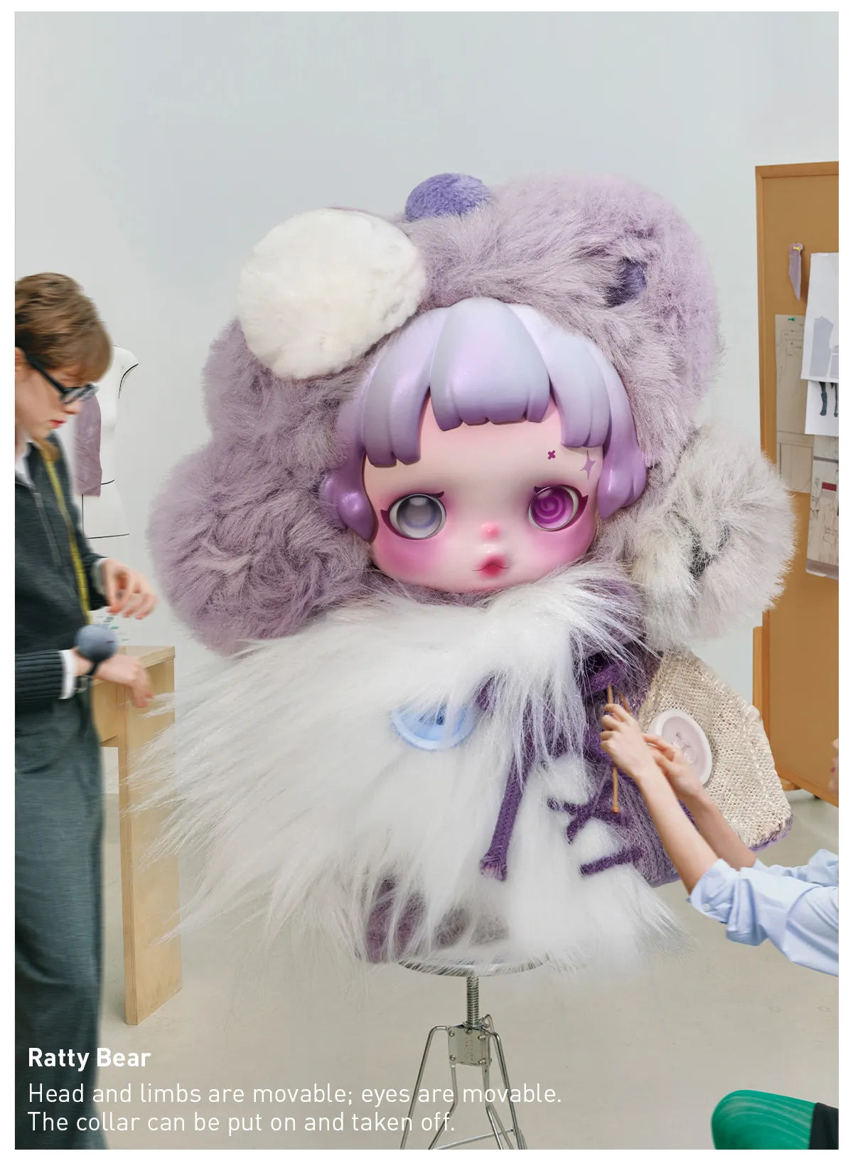 SKULLPANDA You Found Me Pop Mart Series Plush Doll Pendant SKULLPANDA You Found Me Pop Mart Series Plush Doll Pendant