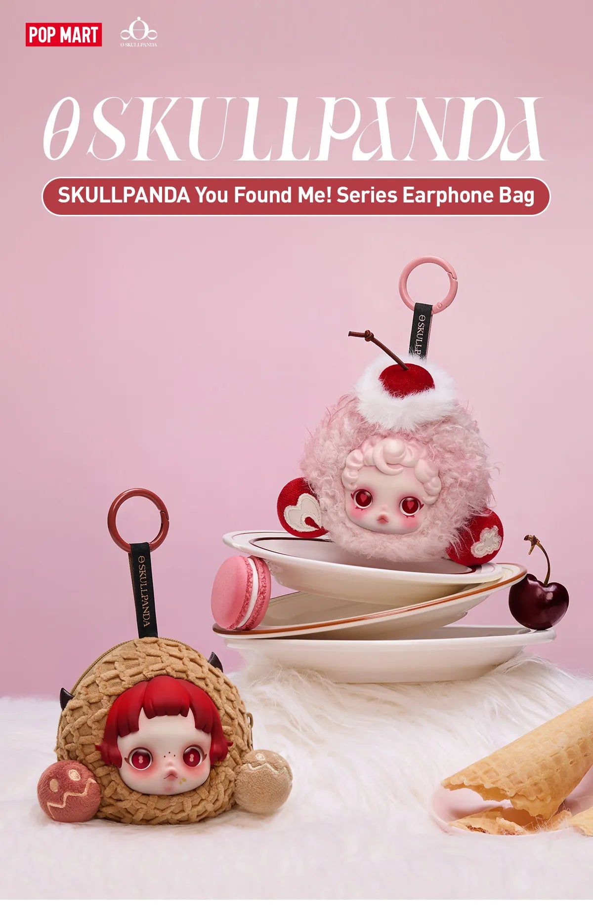 SKULLPANDA You Found Me Pop Mart Authentic Series Earphone Bag