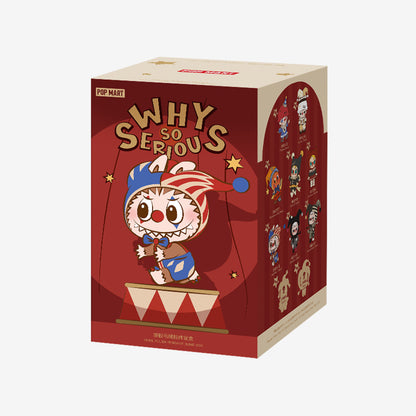 WHY SO SERIOUS Labubu Pop Mart Authentic Series-Vinyl Plush Pendant Blind Box
