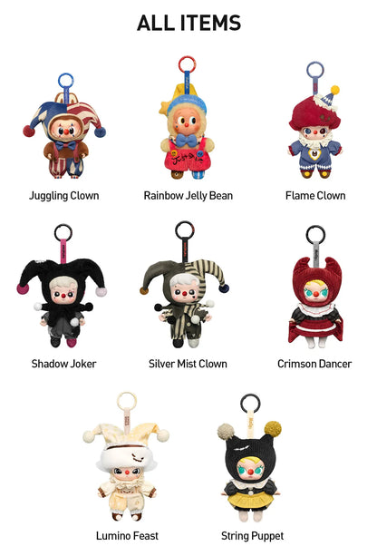WHY SO SERIOUS Labubu Pop Mart Authentic Series-Vinyl Plush Pendant Blind Box