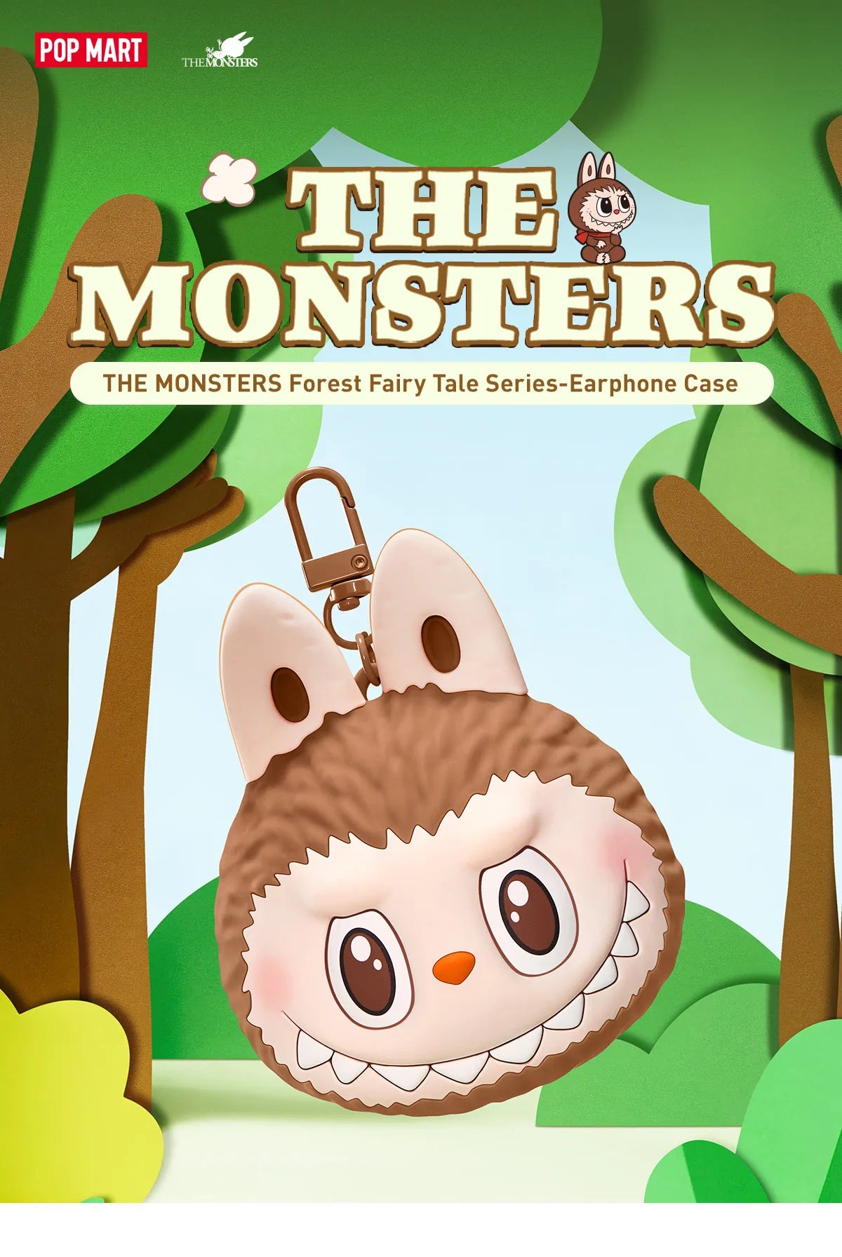 Labubu Earphone Case THE MONSTERS Forest Fairy Tale Series Authentic Pop Mart
