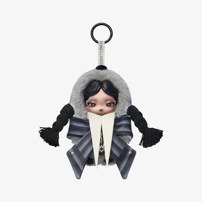 SKULLPANDA × Wednesday Addams Plush Pop Mart Authentic