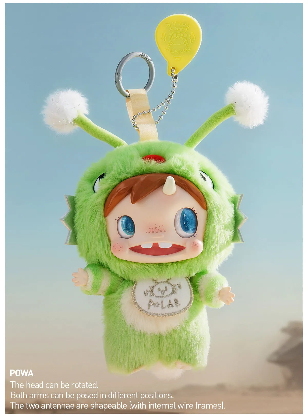 POLAR Monster Baby Authentic Pop Mart Collection Series Plush Pendant Ver.1