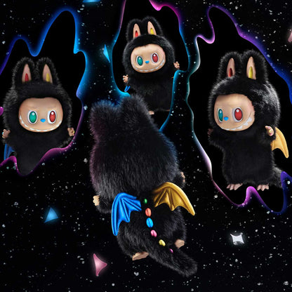 ZIMOMO 10th Anniversary Series Pop Mart Large Labubu Vinyl Plush Doll THE MONSTERS