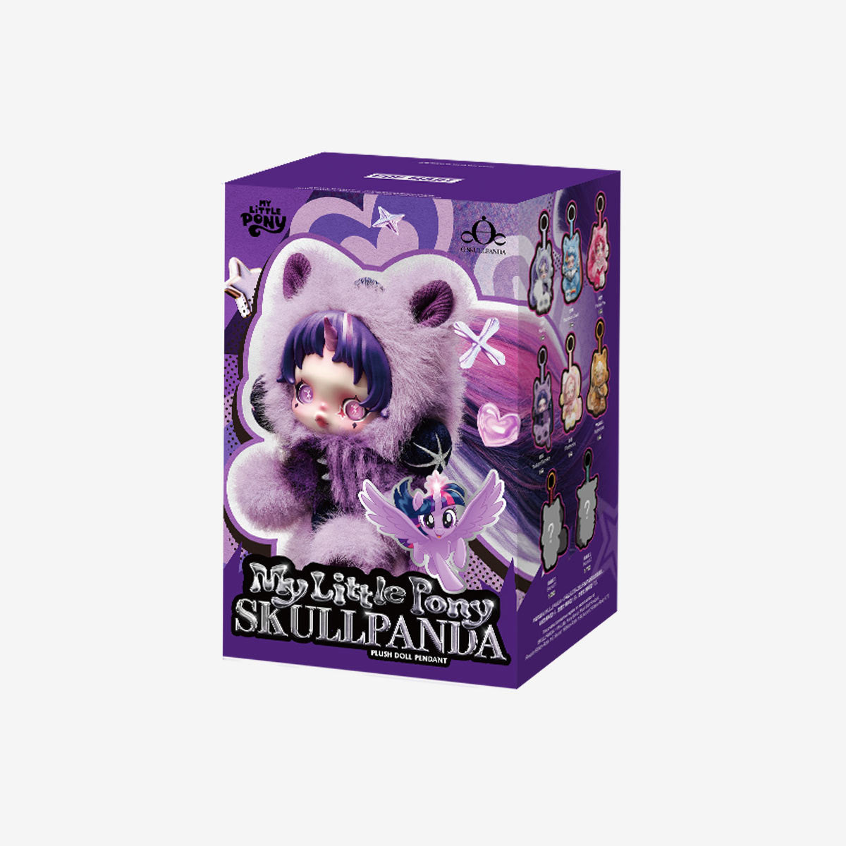 SKULLPANDA × My Little Pony Series Plush Doll Pendant Authentic Pop Mart