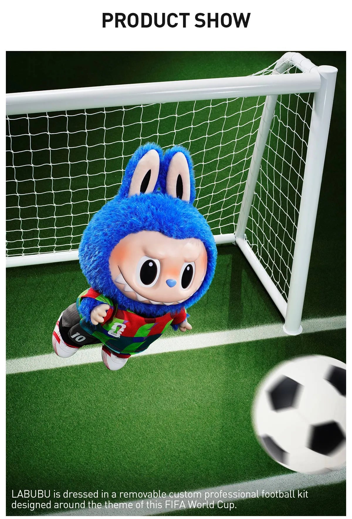 Labubu THE MONSTERS × FIFA SERIES Catch the Win Vinyl Plush Doll
