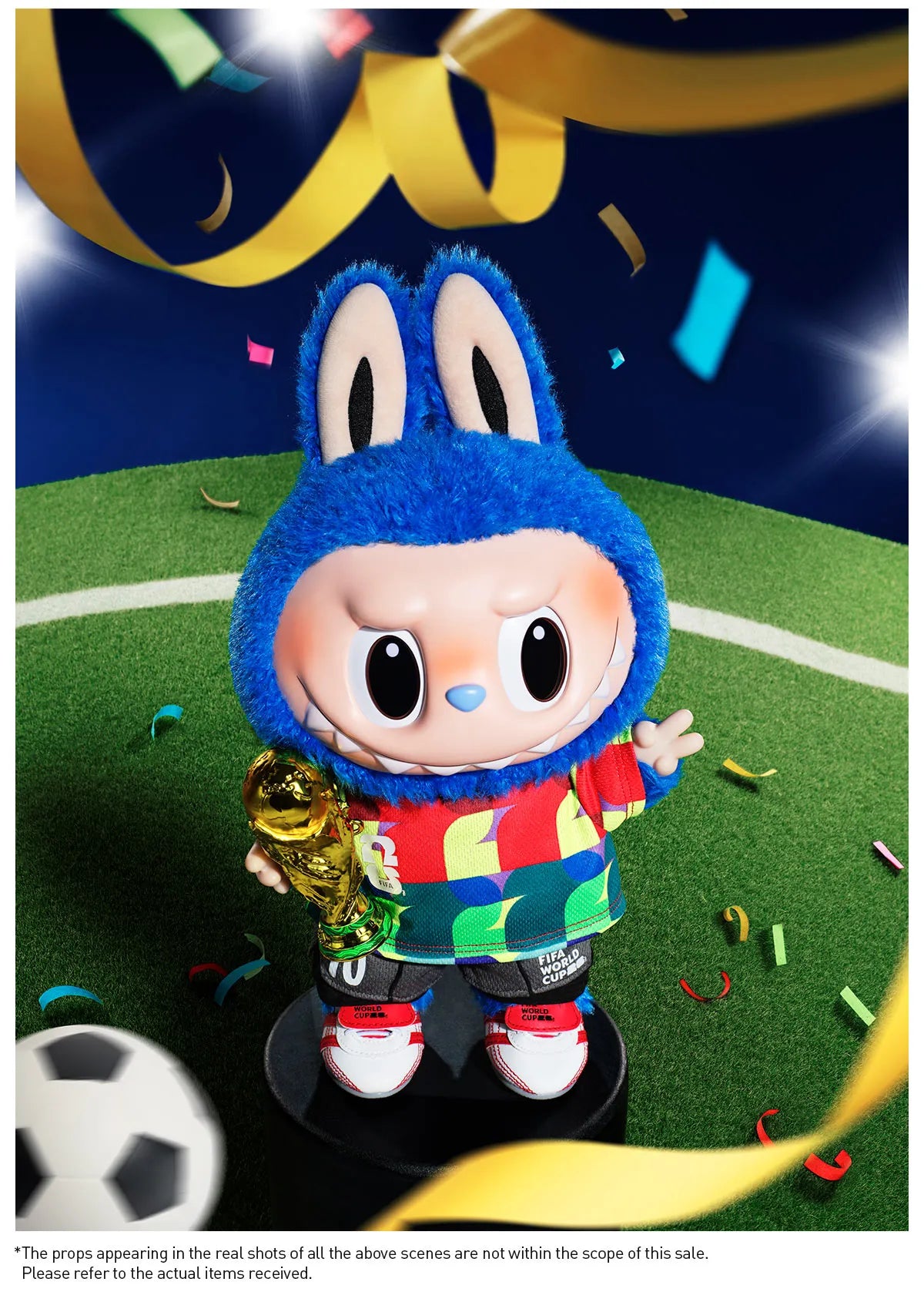 Labubu THE MONSTERS × FIFA SERIES Catch the Win Vinyl Plush Doll