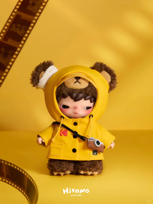 Hirono × Kodak Little Bear POP MART Vinyl Plush Pendant Hanging Card