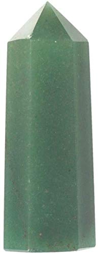 Angelstones Natural Smoky Quartz Gemstone Healing Crystal Hexagonal Pointed Reiki Chakra Faceted Prism Wand Carved Stone Figurine Home Decor