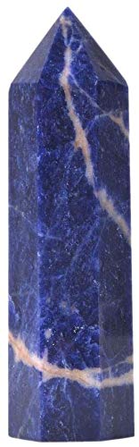 Angelstones Natural Smoky Quartz Gemstone Healing Crystal Hexagonal Pointed Reiki Chakra Faceted Prism Wand Carved Stone Figurine Home Decor