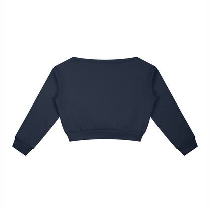 Women's Off-Shoulder Sweatshirt with NYC Skyline Print
