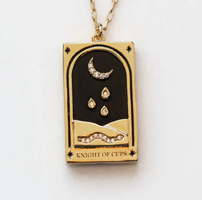 Tarot Card Necklace 18K Plated Tarnish Proof Waterproof Hypoallergenic Stainless Steel