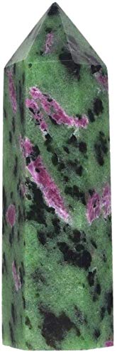 Angelstones Natural Smoky Quartz Gemstone Healing Crystal Hexagonal Pointed Reiki Chakra Faceted Prism Wand Carved Stone Figurine Home Decor