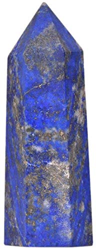 Angelstones Natural Smoky Quartz Gemstone Healing Crystal Hexagonal Pointed Reiki Chakra Faceted Prism Wand Carved Stone Figurine Home Decor