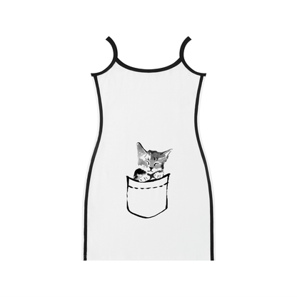cat dress,cat lover,cat print