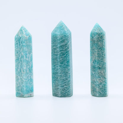 Angelstones Natural Smoky Quartz Gemstone Healing Crystal Hexagonal Pointed Reiki Chakra Faceted Prism Wand Carved Stone Figurine Home Decor