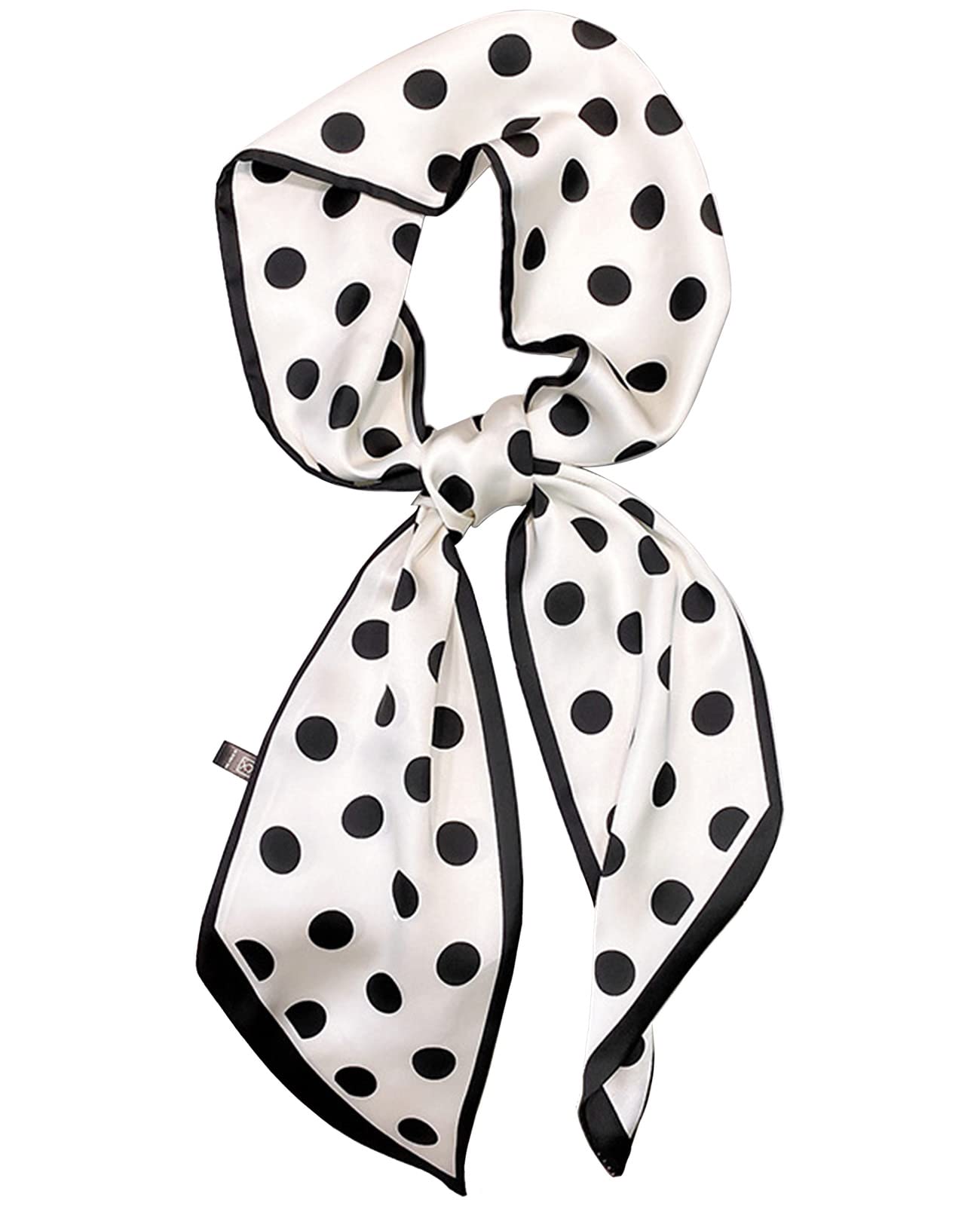 Mitzah Head Scarf  Mulberry Silk Imitation Women's 59" Fashion Neck Satin Scarfs for Bag 59 * 5.9”