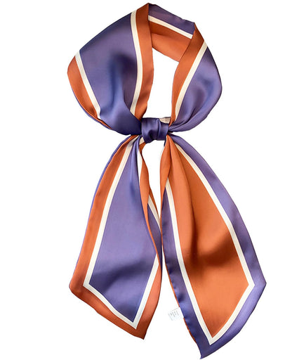Mitzah Head Scarf  Mulberry Silk Imitation Women's 59" Fashion Neck Satin Scarfs for Bag 59 * 5.9”