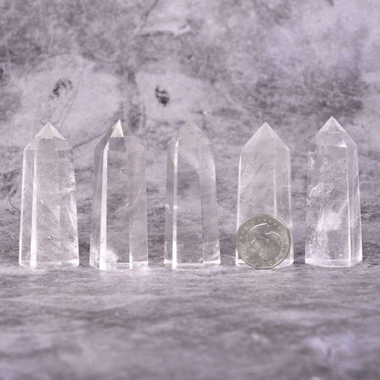 Angelstones Natural Smoky Quartz Gemstone Healing Crystal Hexagonal Pointed Reiki Chakra Faceted Prism Wand Carved Stone Figurine Home Decor