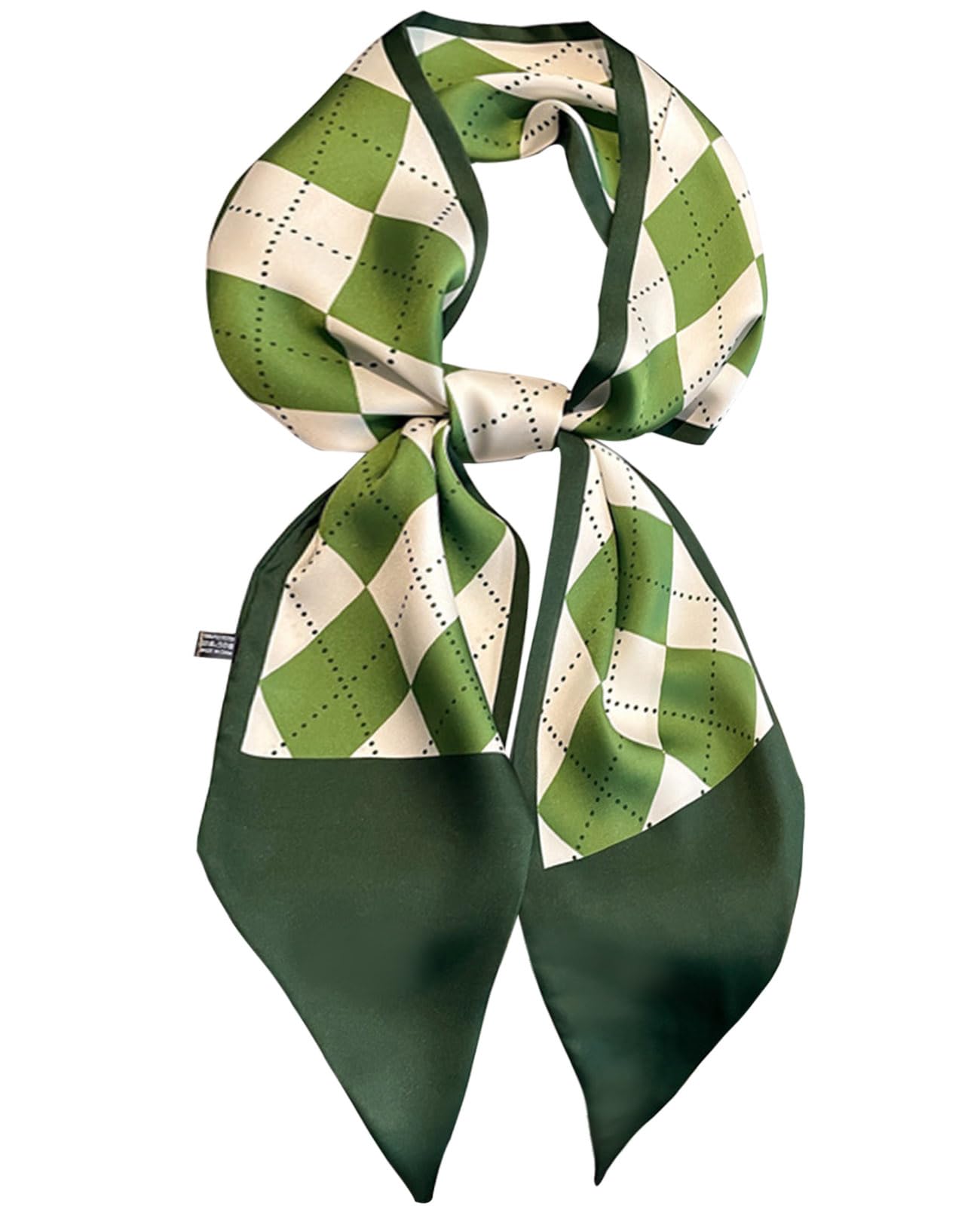 Mitzah Head Scarf  Mulberry Silk Imitation Women's 59" Fashion Neck Satin Scarfs for Bag 59 * 5.9”