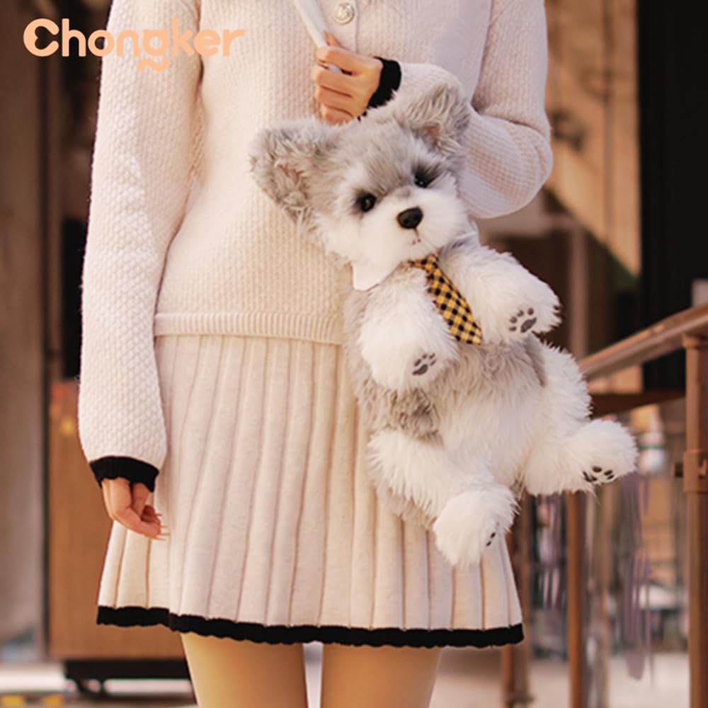 Chongker Cat Shaped Backpack - Handcrafted Stuffed Animals Plush Bag with Adjustable Shoulder, Crossbody, and Handbag Straps (MaineCoon Cat)