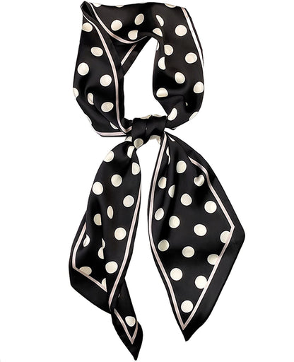Mitzah Head Scarf  Mulberry Silk Imitation Women's 59" Fashion Neck Satin Scarfs for Bag 59 * 5.9”