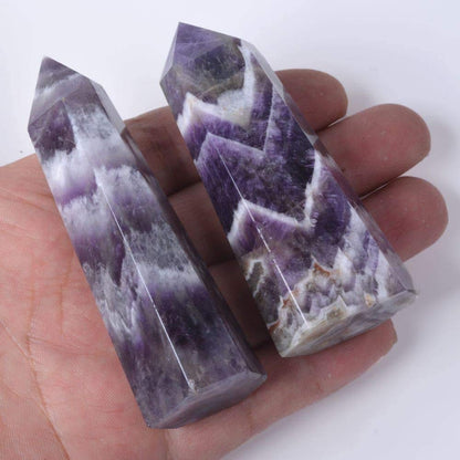 Angelstones Natural Smoky Quartz Gemstone Healing Crystal Hexagonal Pointed Reiki Chakra Faceted Prism Wand Carved Stone Figurine Home Decor