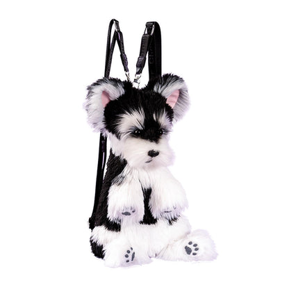 Chongker Cat Shaped Backpack - Handcrafted Stuffed Animals Plush Bag with Adjustable Shoulder, Crossbody, and Handbag Straps (MaineCoon Cat)