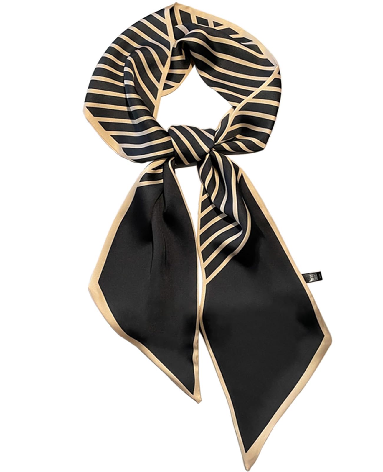Mitzah Head Scarf  Mulberry Silk Imitation Women's 59" Fashion Neck Satin Scarfs for Bag 59 * 5.9”