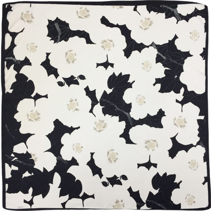 35" Square Mulberry Silk Imitation Head Scarf for Women Satin Large Hair Scarves Neck Scarf