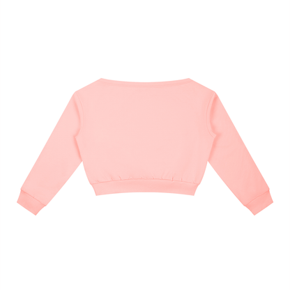 Women's Off-Shoulder Sweatshirt with NYC Skyline Print