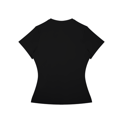 Funny Angry Barbie Doll Face Women’s Slim Fit Performance T-Shirt