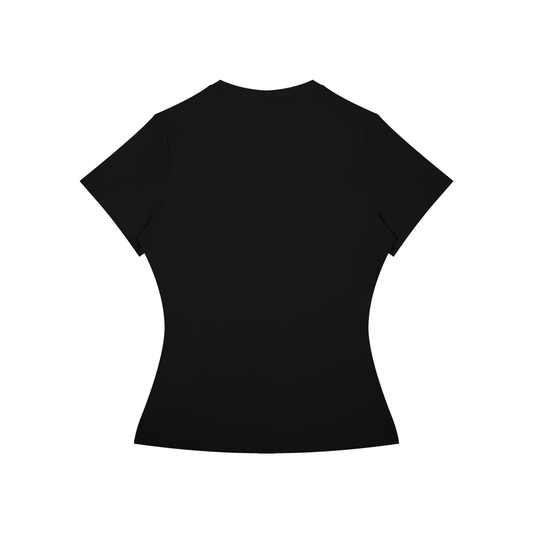 Funny Angry Barbie Doll Face Women’s Slim Fit Performance T-Shirt