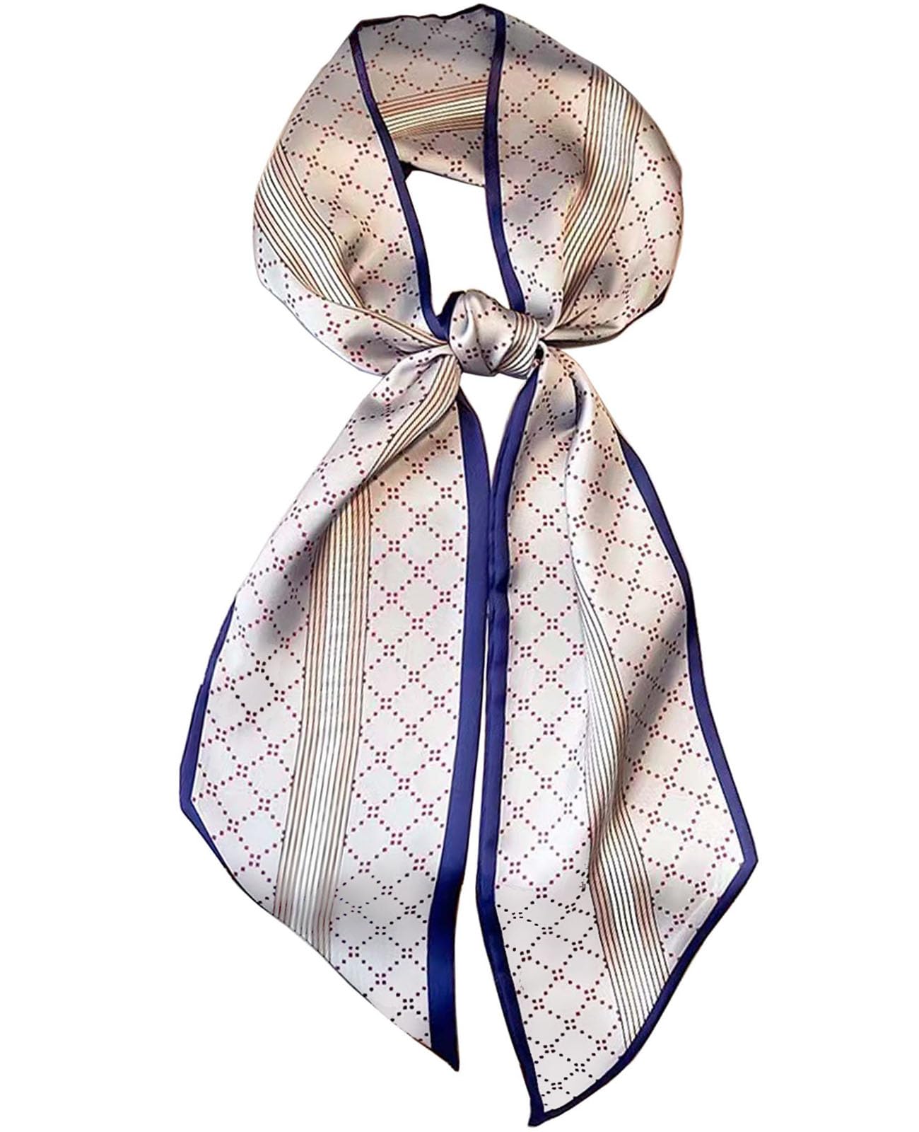 Mitzah Head Scarf  Mulberry Silk Imitation Women's 59" Fashion Neck Satin Scarfs for Bag 59 * 5.9”