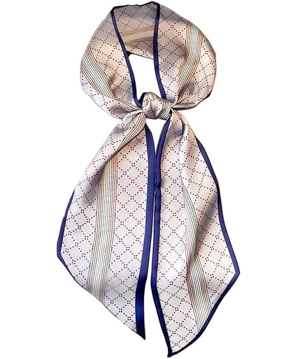Mitzah Head Scarf  Mulberry Silk Imitation Women's 59" Fashion Neck Satin Scarfs for Bag 59 * 5.9”