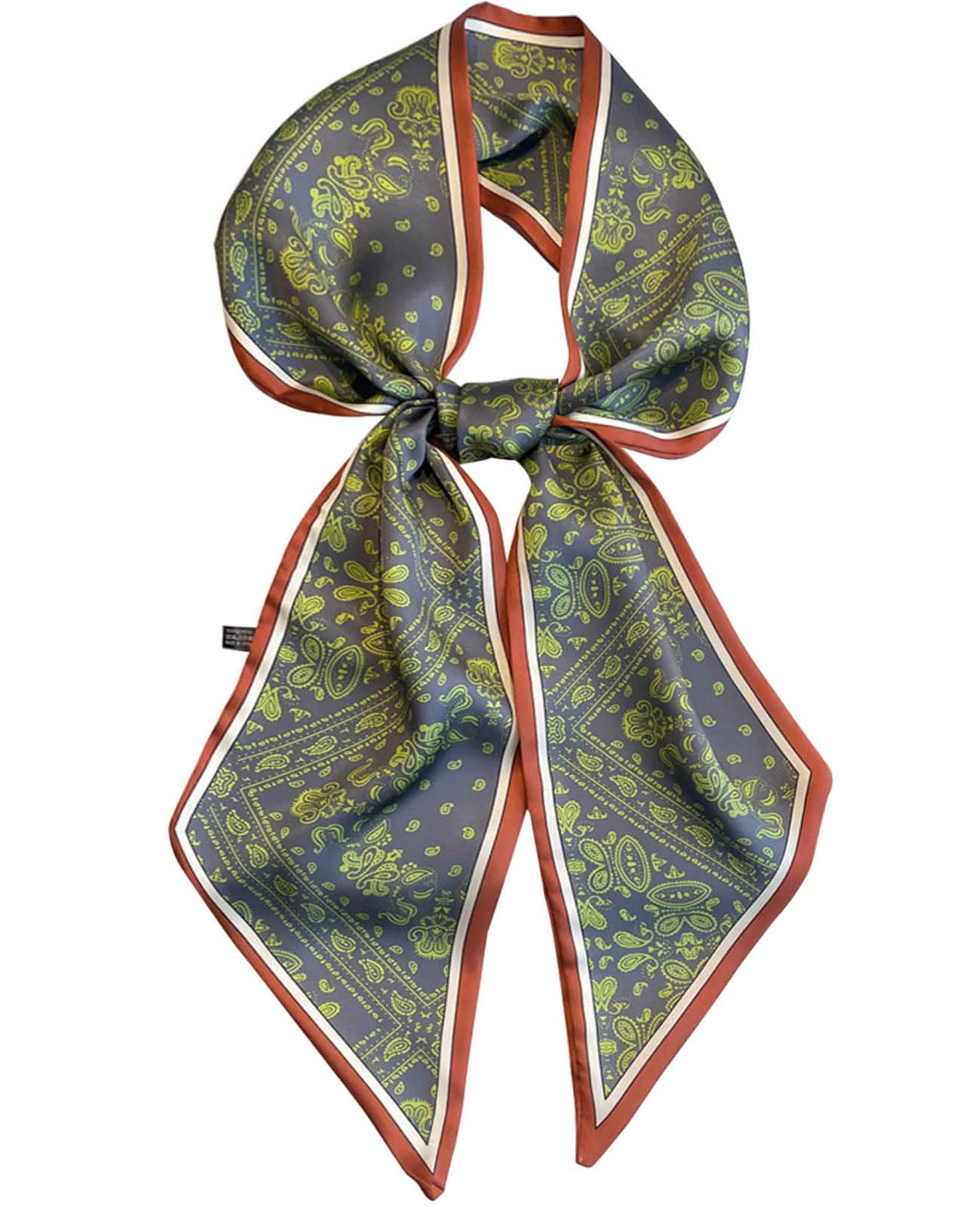 Mitzah Head Scarf  Mulberry Silk Imitation Women's 59" Fashion Neck Satin Scarfs for Bag 59 * 5.9”