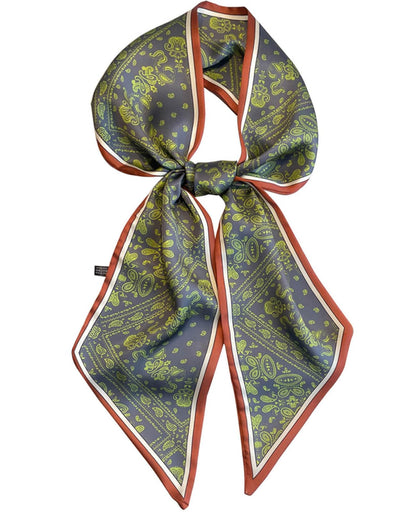 Mitzah Head Scarf  Mulberry Silk Imitation Women's 59" Fashion Neck Satin Scarfs for Bag 59 * 5.9”