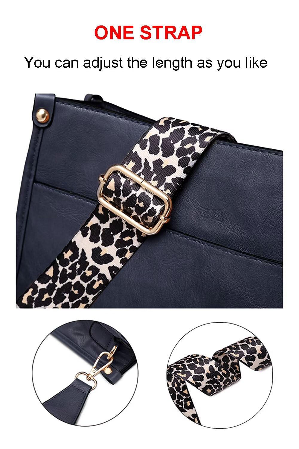 Crossbody Purse with Guitar Strap Zipped Pockets Handbag Shoulder Bag Vegan Leather Crossbody Bags for Women