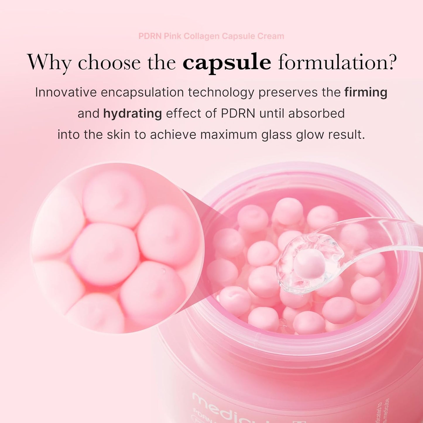 medicube Uneven Skin & Firm Duo: Deep Vitamin C Golden Capsule Face Moisturizer and Salmon DNA PDRN Pink Collagen Capsule Cream