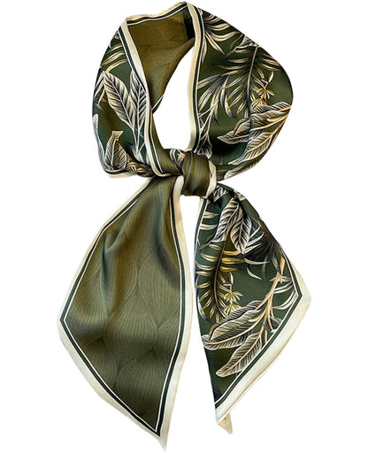 Mitzah Head Scarf  Mulberry Silk Imitation Women's 59" Fashion Neck Satin Scarfs for Bag 59 * 5.9”