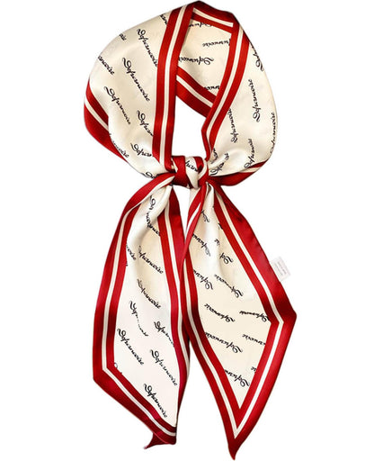 Mitzah Head Scarf  Mulberry Silk Imitation Women's 59" Fashion Neck Satin Scarfs for Bag 59 * 5.9”