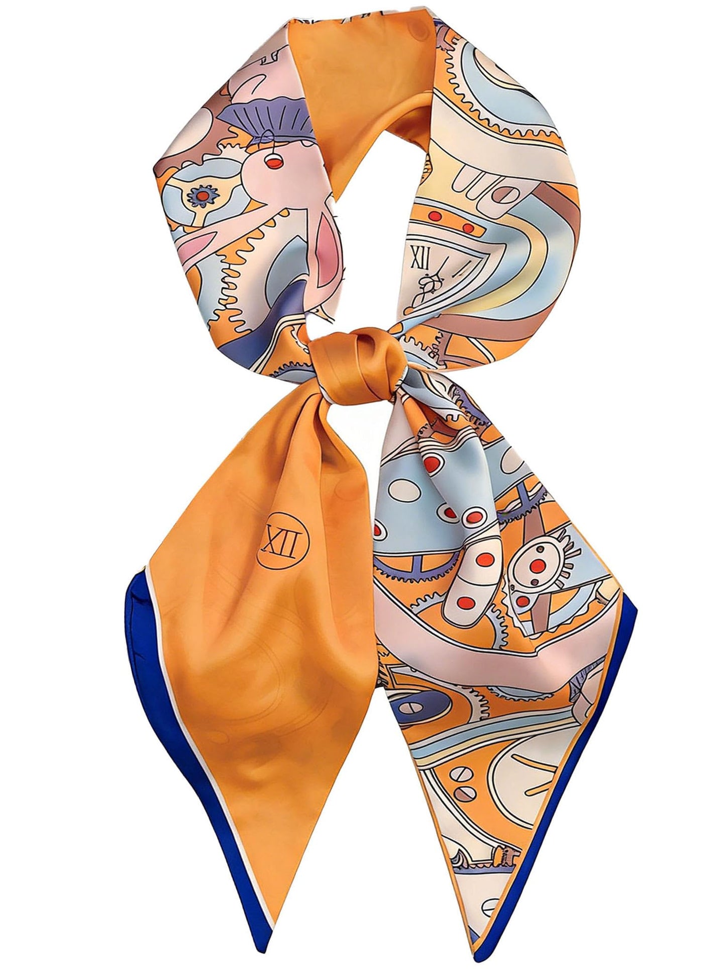 Mitzah Head Scarf  Mulberry Silk Imitation Women's 59" Fashion Neck Satin Scarfs for Bag 59 * 5.9”