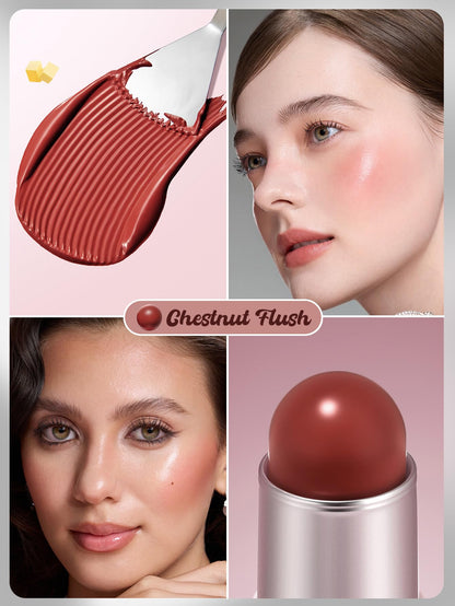 SHEGLAM Buttery Bliss Blush Stick Cream Milk Makeup Blush-Cherry Pick