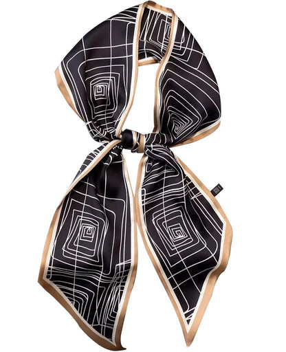 Mitzah Head Scarf  Mulberry Silk Imitation Women's 59" Fashion Neck Satin Scarfs for Bag 59 * 5.9”