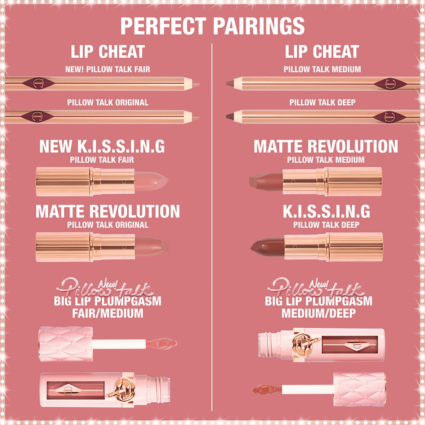 Charlotte Tilbury Pillow Talk Plumpgasm Lip Gloss - Hydrating Lip Plumper with Hyaluronic Acid & Plumpgasm Heat + Ice Technology for Juicy, Glossy Fullness