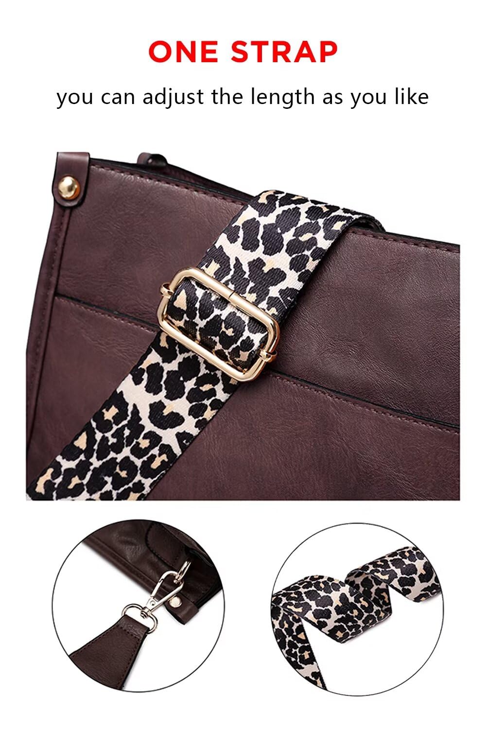 Crossbody Purse with Guitar Strap Zipped Pockets Handbag Shoulder Bag Vegan Leather Crossbody Bags for Women