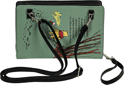Beauty and the Beast Book Handbag Black Vinyl Novelty Clutch Purse Crossbody Bag